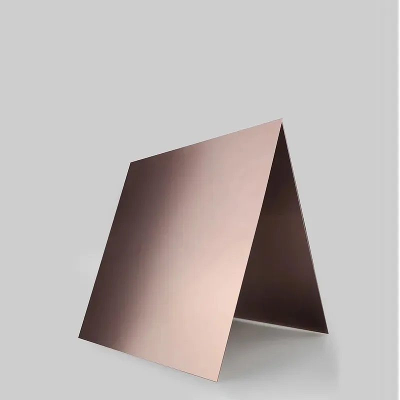 

Rose Gold Anodized Aluminum Plate 5052 Alloy 0.5-2mm Thick 100x100-300x300mm Flat Sheet