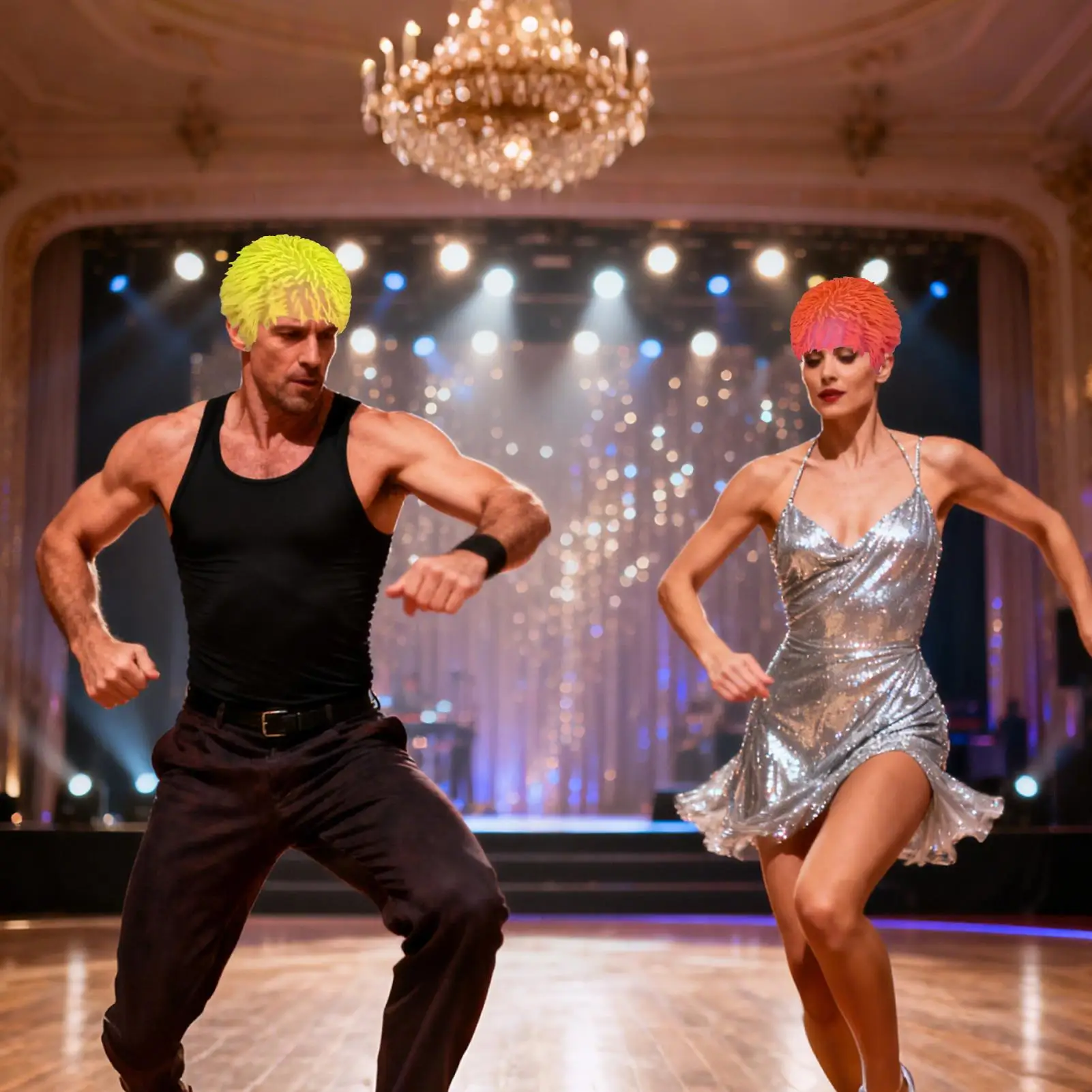 

Party Cosplay Hat Elastic Fashion Headwear Wobbling Party Costume Hat For Teens Kids Children Women Men Family Gathering School