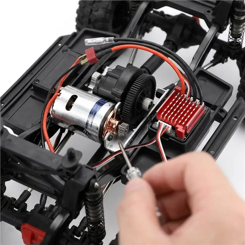 ABJL-550 11T Waterproof Brushed Motor 320A High Voltage ESC T Plug Set For 1/10 RC Crawler SCX10 D90 Traxxas Axial Tamiya