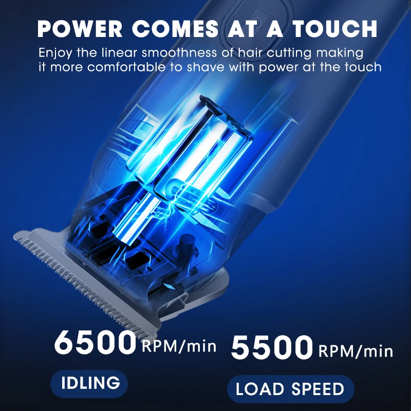 LCD digital display men's hair clipper hair salon engraving electric clipper USB hair clipper bald machine