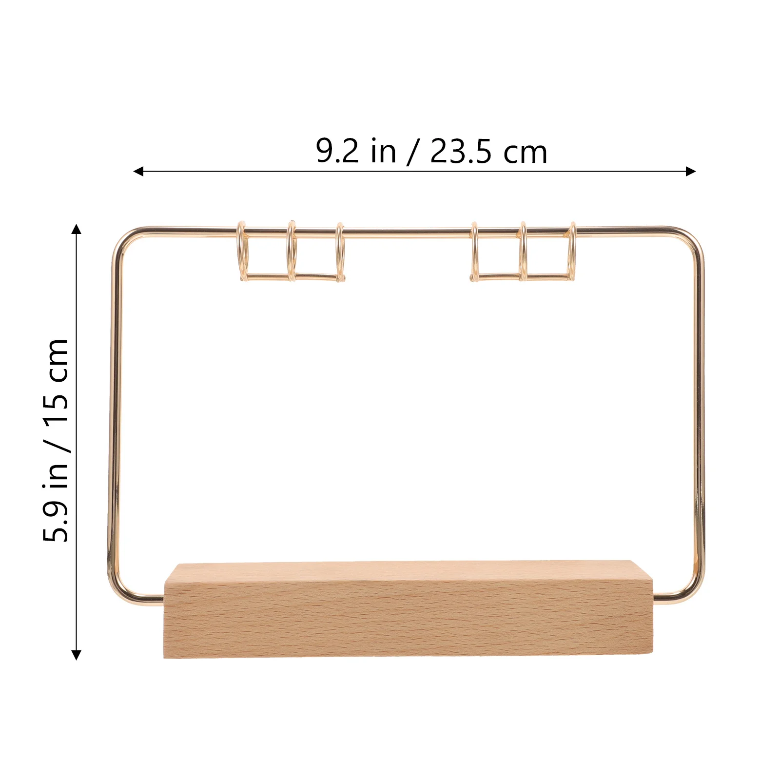 Base de calendário de mesa de madeira maciça Suporte flip Suporte doméstico Suporte de fornecimento de madeira