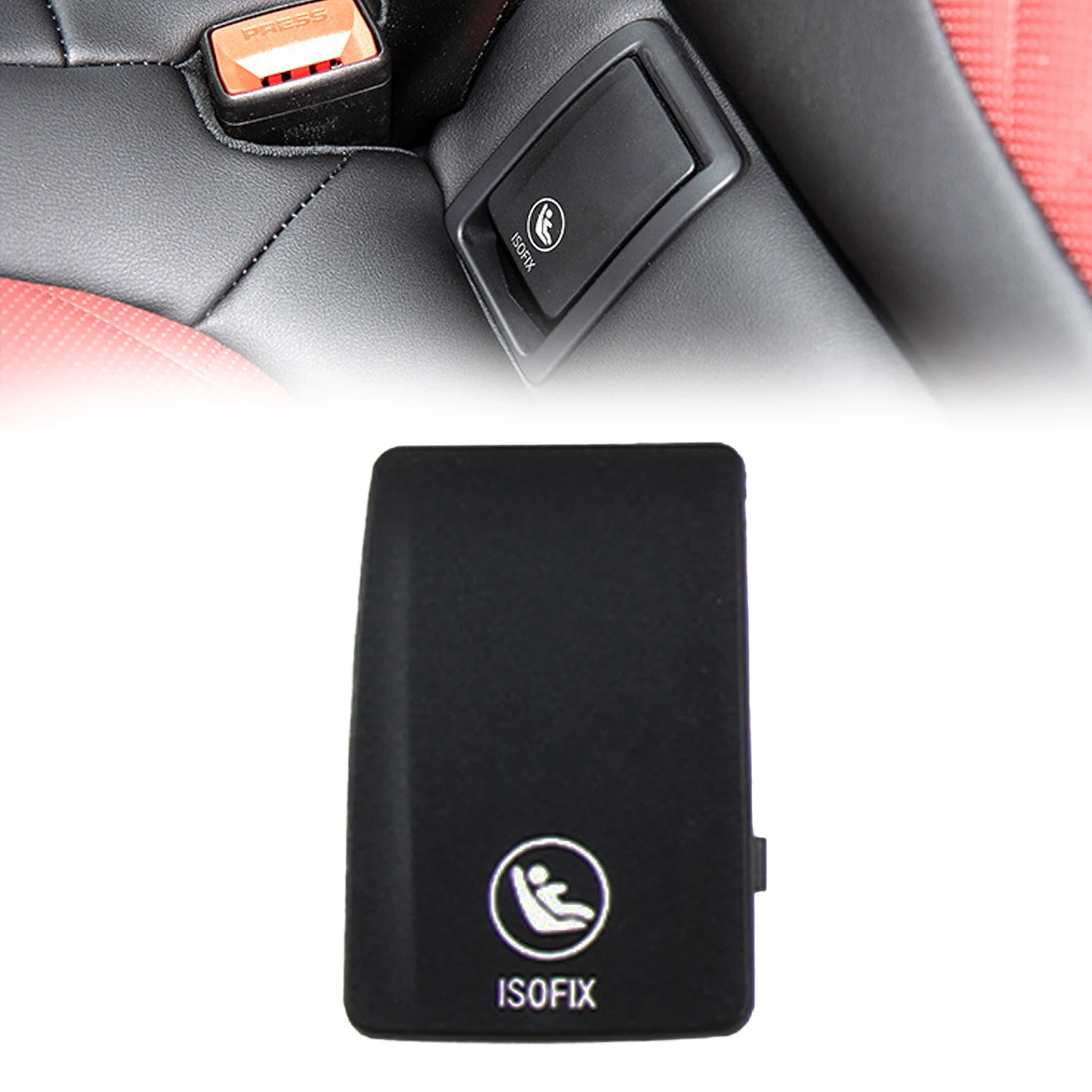Clip Replacement ISOFIX Latch Cover OEM Part 52207948756 Fit For G06 2020-2025 Aftermarket Replacement Single Piece Included