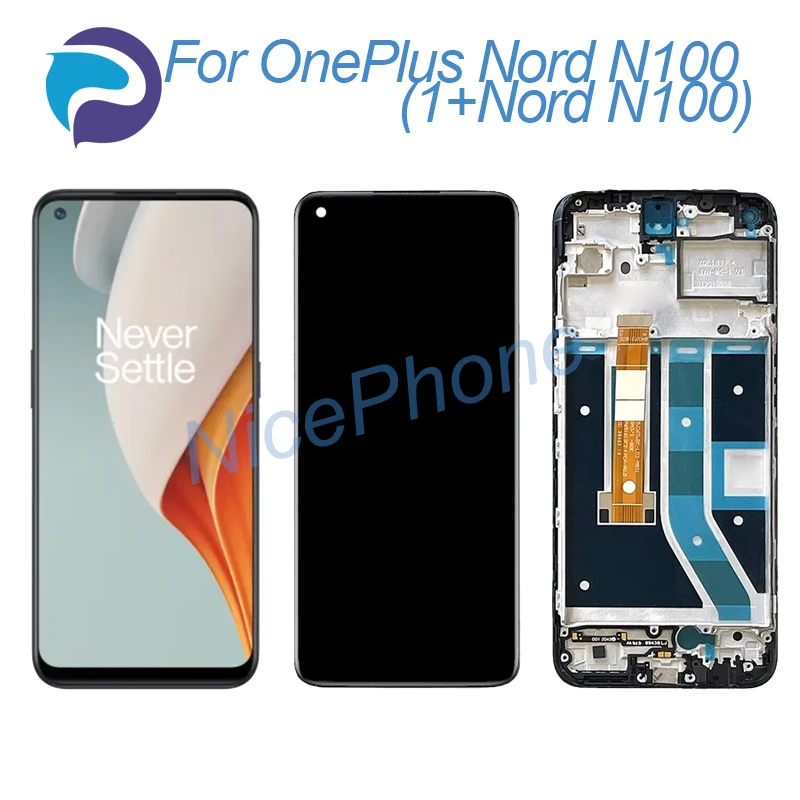 

for ONEPLUS Nord N100 LCD Screen + Touch Digitizer Display 2400*1080 BE2011/12/13/15 1+Nord N100 LCD Screen Display