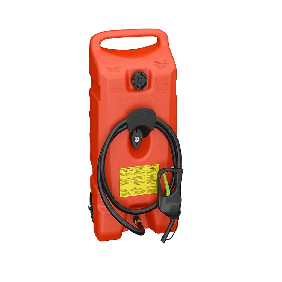 

Fuel Caddy, Polyethylene, 14 gal, Red, Gasoline