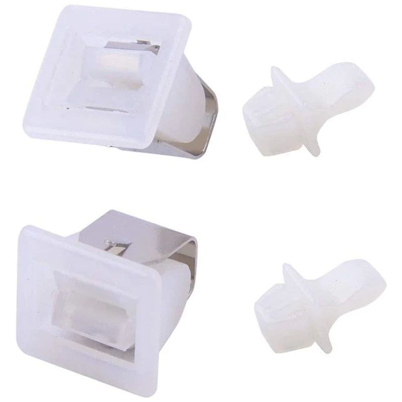 4 Pieces Suitable For 306436 279570 Dryer Door Latch Kit, Suitable For Whirlpool Kenmore Clothes Dryer