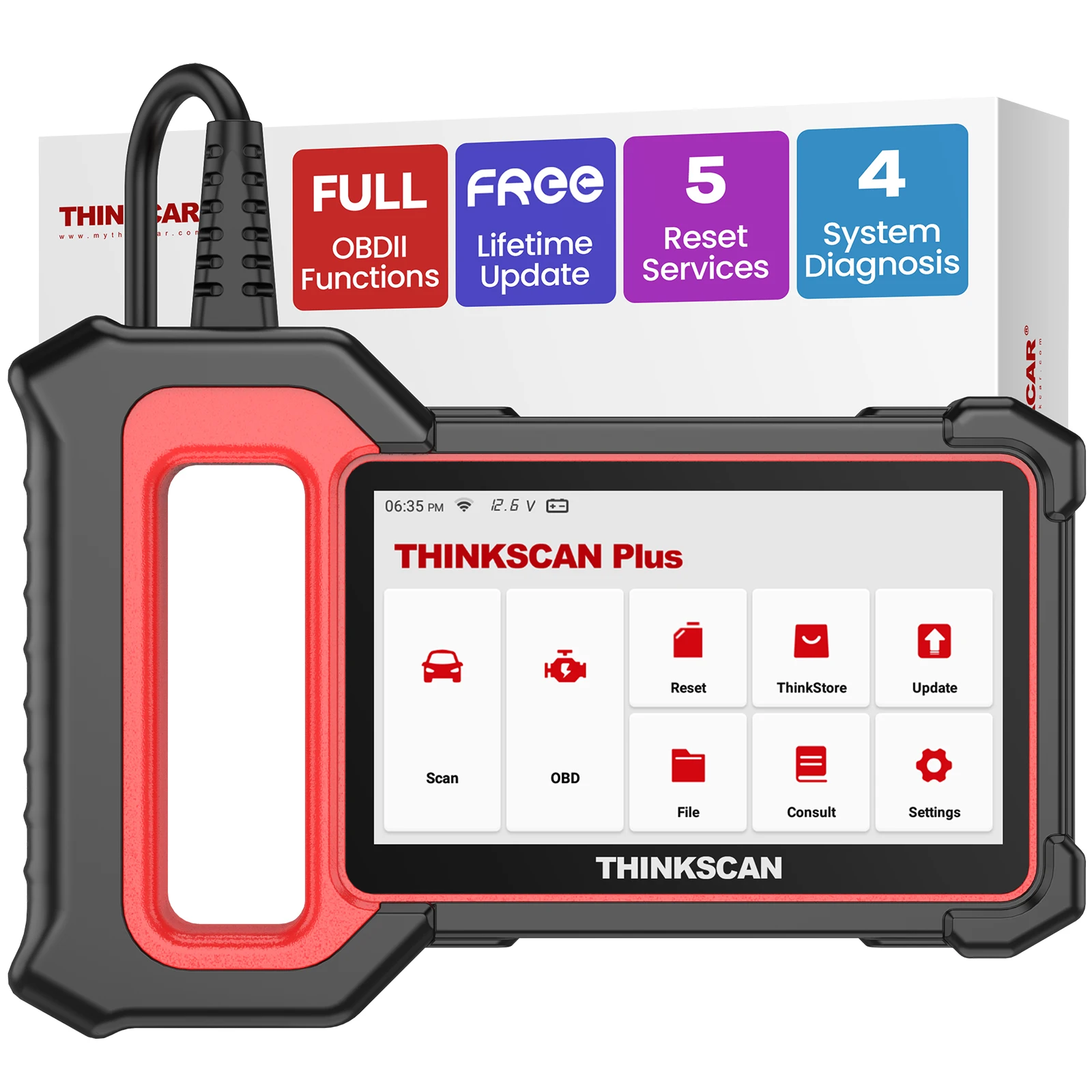 THINKCAR Thinkscan Plus S7 S6 S4 Obd2 Scanner Auto Diagnose Werkzeuge Automotivo OBD Scanner DIY Auto Diagnose Tool Code Reader