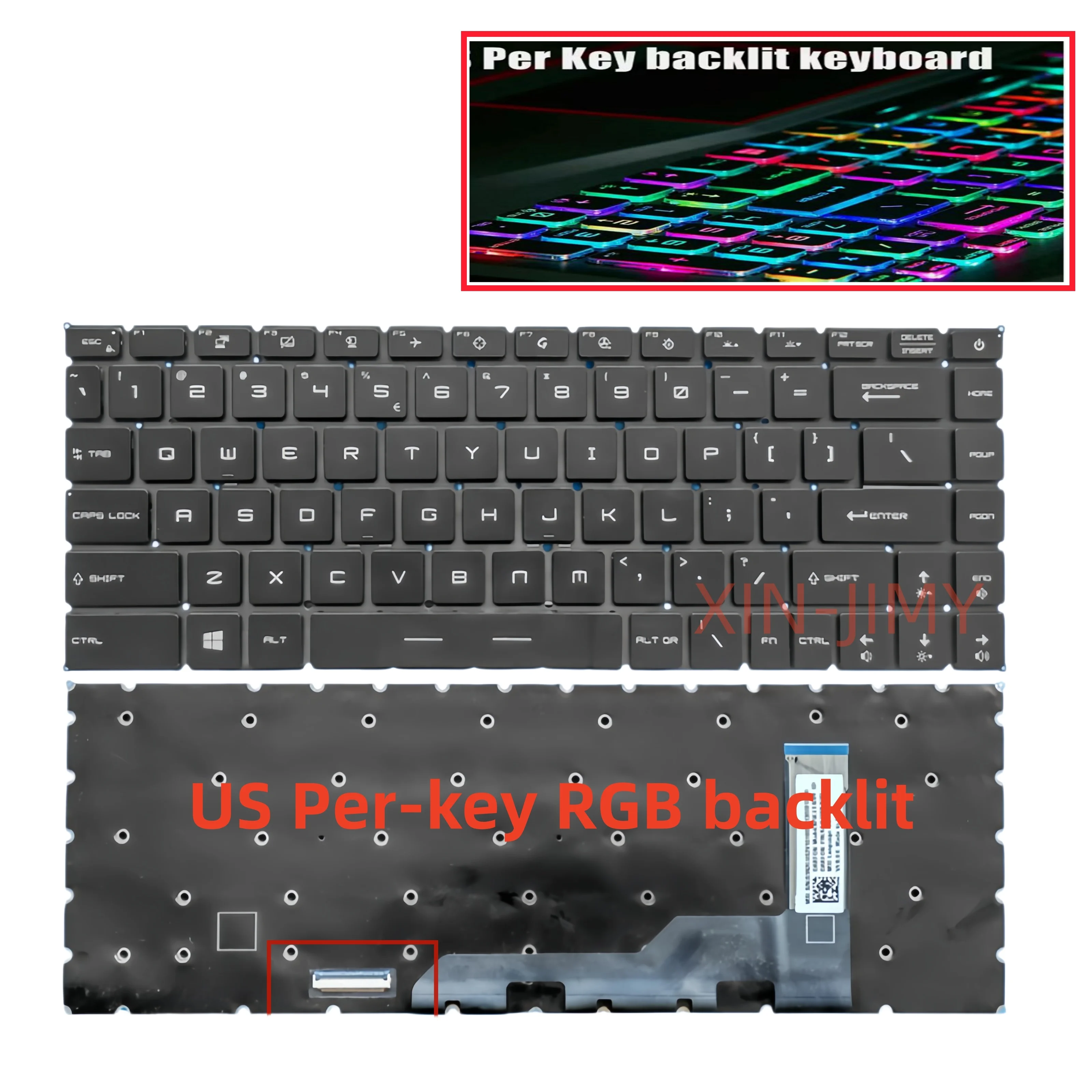 New US Keyboard For MSI Stealth GS66 12UHS/12UGS/12UG/12UH,GS66 Stealth 11UH/11UG/11UE ,GS66 Stealth 10UH