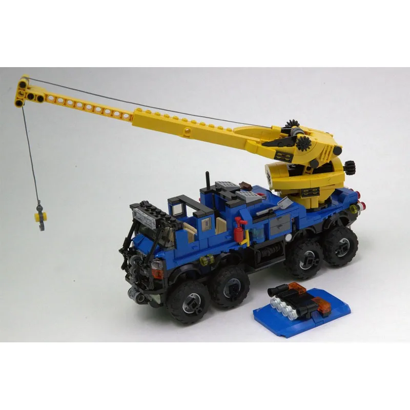 

MOC-159086 New City Mini Crane Truck Building Block Model 730 Parts Creative Boys Children's Birthday Christmas Toy Gift