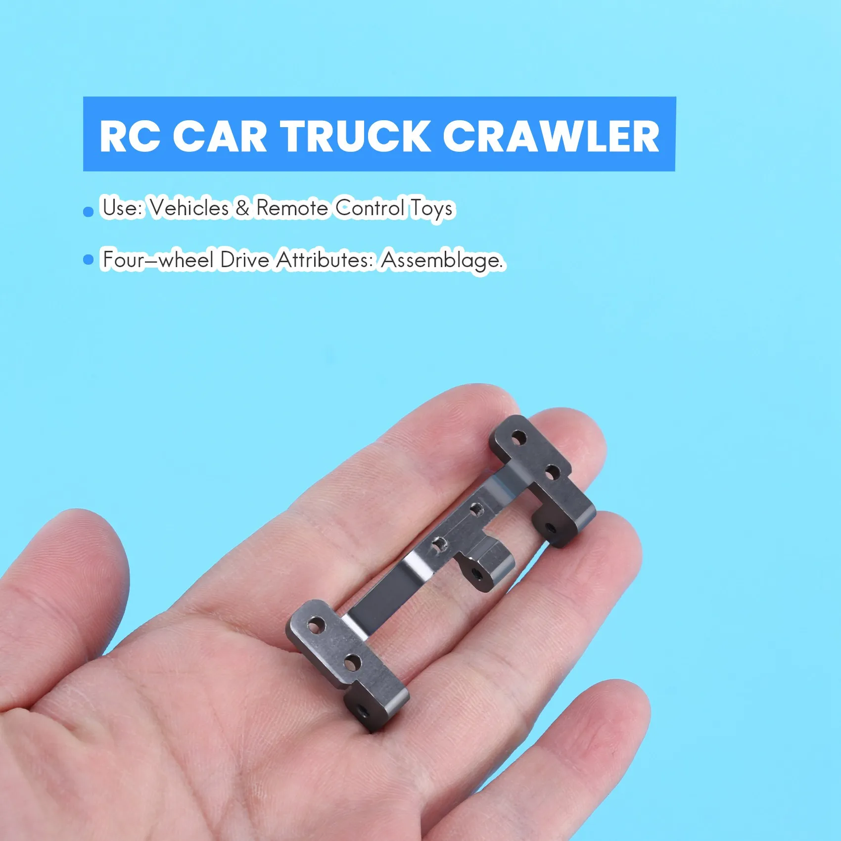 【CYBER MONDAY】Metal Pull Rod Base Seat Mounts Servo Set for C24 C14 C14K C24K 1/16 RC Car Truck Crawler Spare Upgrade Parts