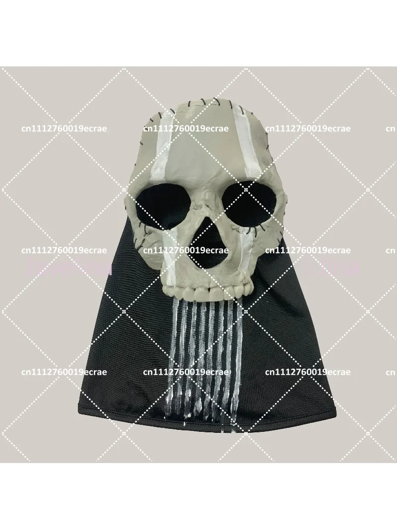 3D Printed Ghost Mask, Halloween Skull Tactical Helmet, Cosplay Prop Accessory