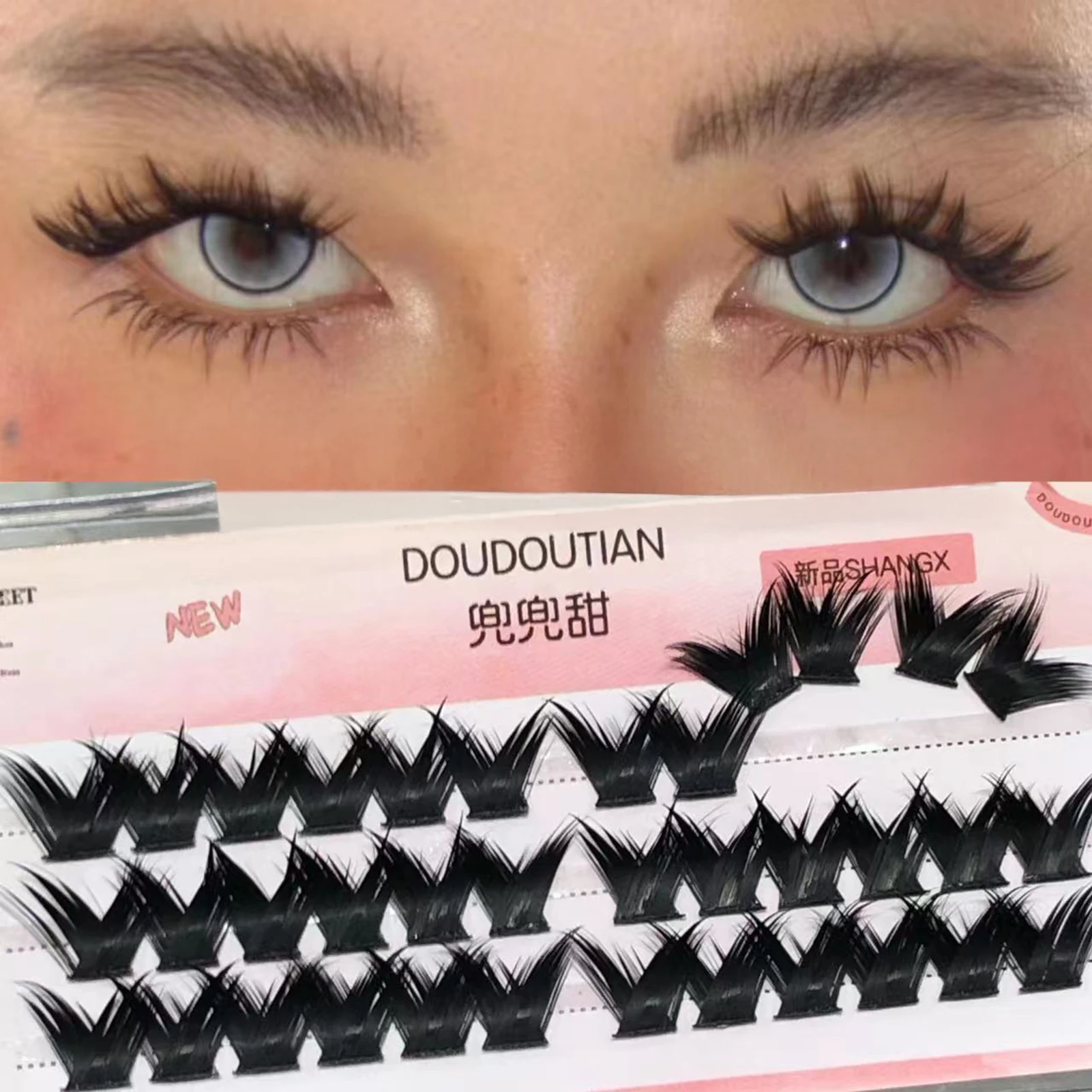 7-12 مللي متر الرموش الصناعية اليدوية الفردية مجموعة واحدة مجموعات كثيفة رموش طبيعية مجموعات للنساء فتاة أدوات ماكياج #2