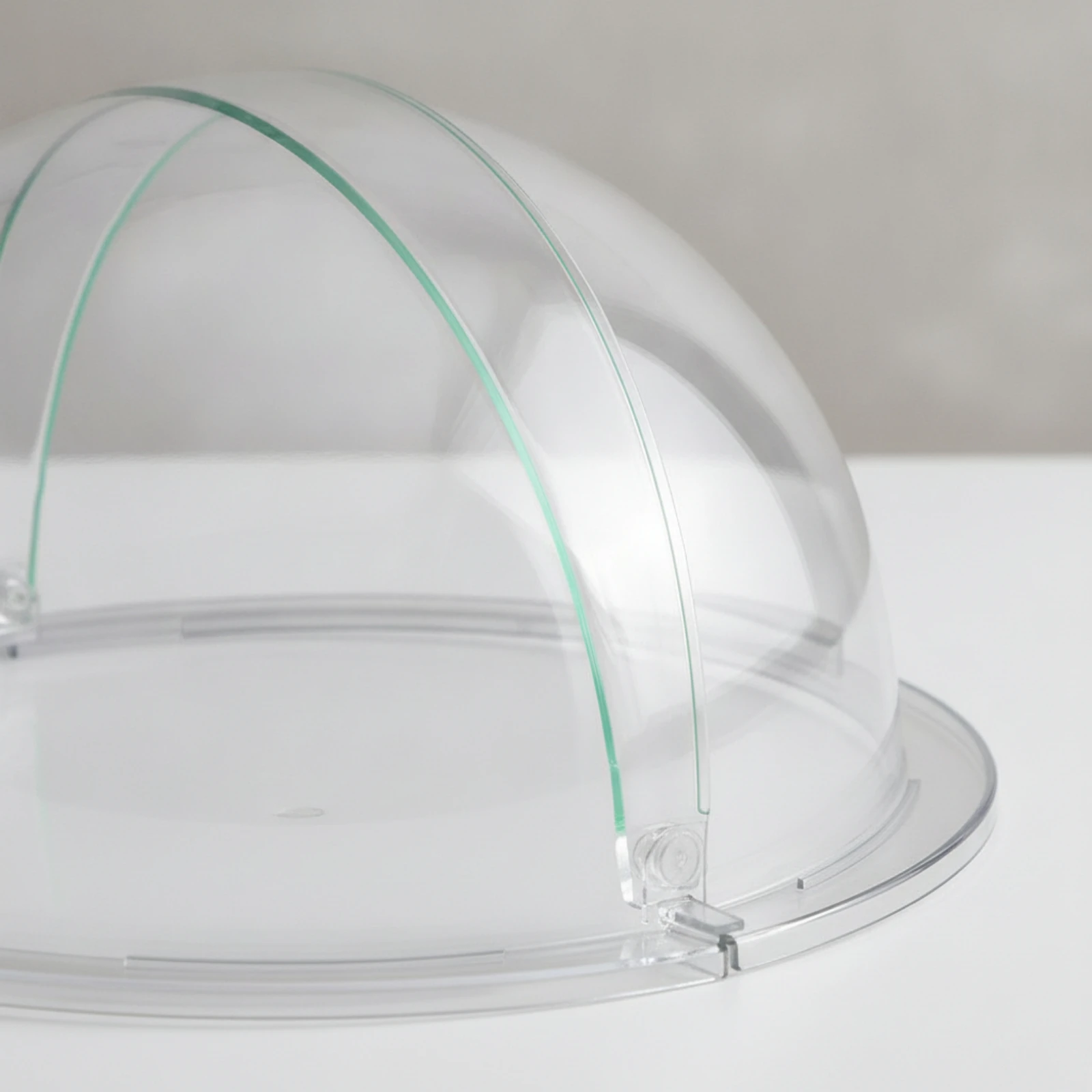 Polycarbonate Food Cover Sturdy Serving Tray Cover Lid Shatterproof Translucent for Caterers, Catering, Buffet