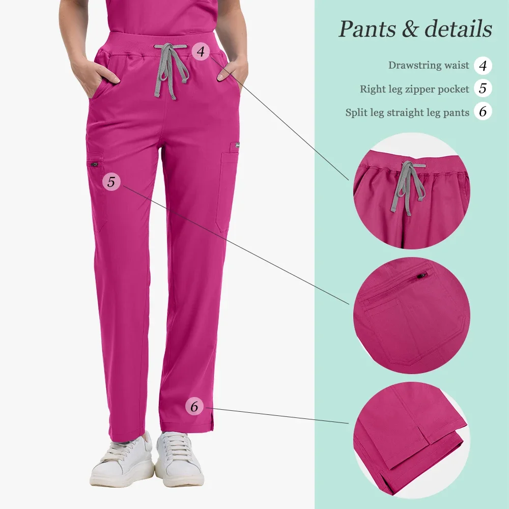 Vendita all'ingrosso uniforme da infermiera medica set scrub ospedaliero completo confortevole morbido articoli infermieristici articoli infermieristici clinica dentista scrub