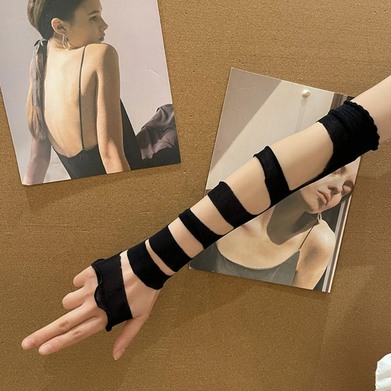 Bandages Gloves for Women Japanese Arm Sleeves JkStyle Arm Cover