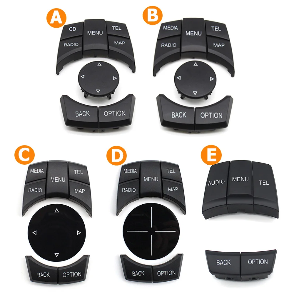 Possbay Black Multimedia Knob Cover For BMW 1/3/5 Series – F20 F30 F10 (2011-2019)