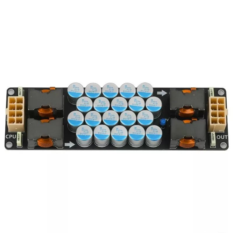 DC Power Filter Module, Hi‑Fi Audio Noise Reduction Interface Board for ATX PCIE Motherboard