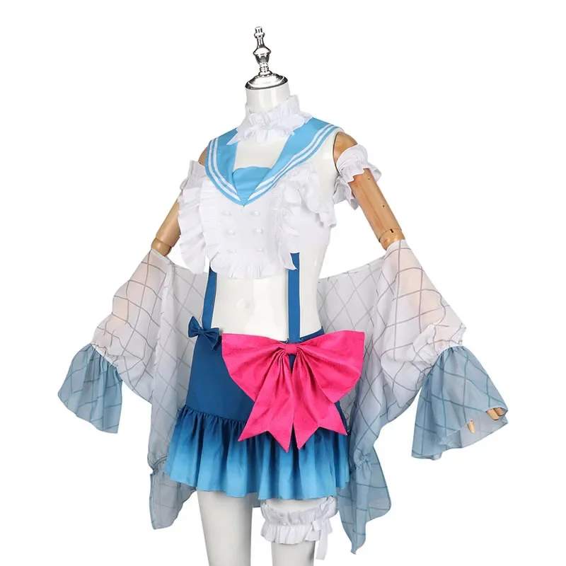 Anime Ata ku Cosplay Costumes pour femmes, frais et doux, vêtements pour femmes, uniforme de jeu en plis, fête d'Halloween