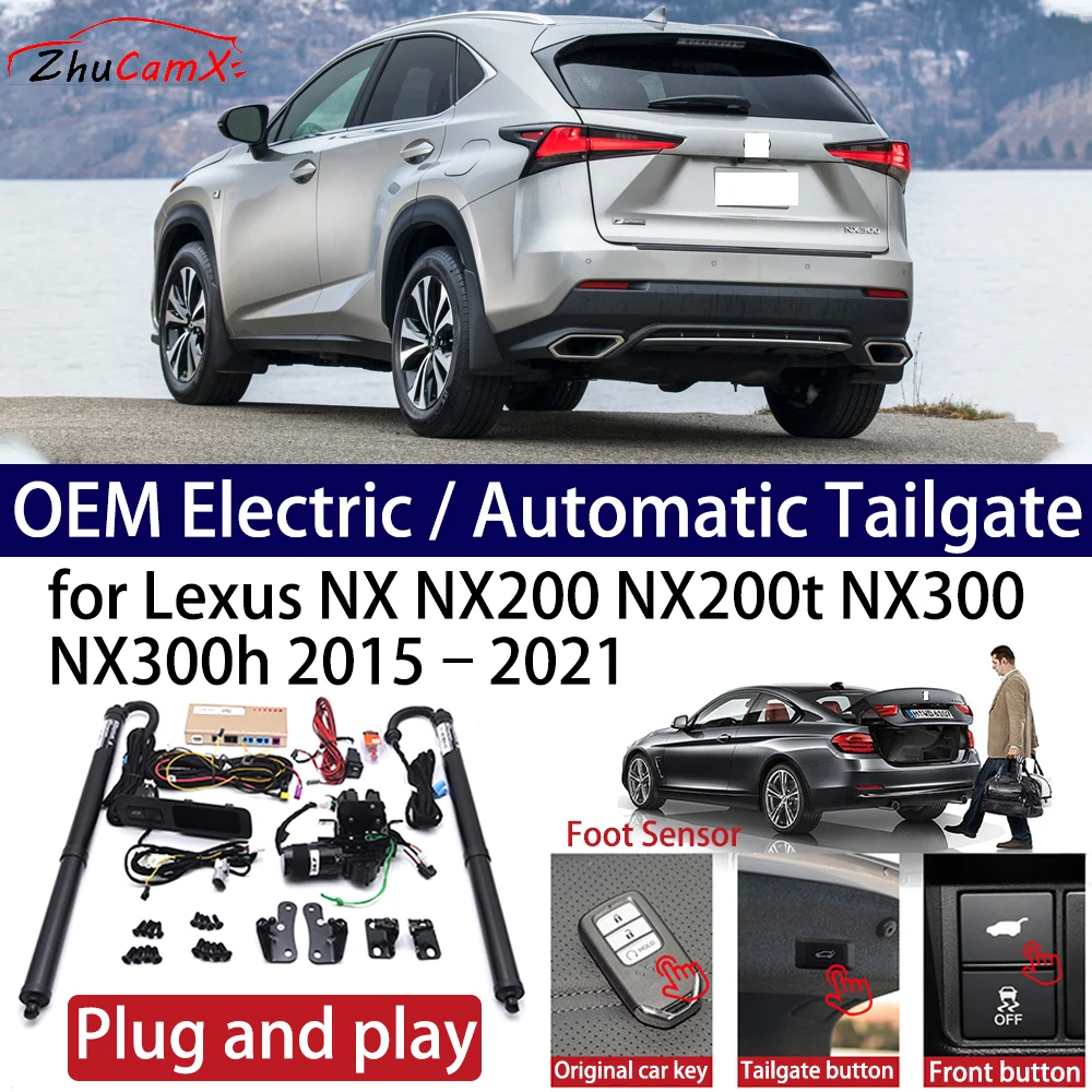 

ZhuCamX for Lexus NX NX200 NX200t NX300 NX300h 2015–2021 Car OEM Power Electric Automatic One-Click Smart Liftgate Tail Gate