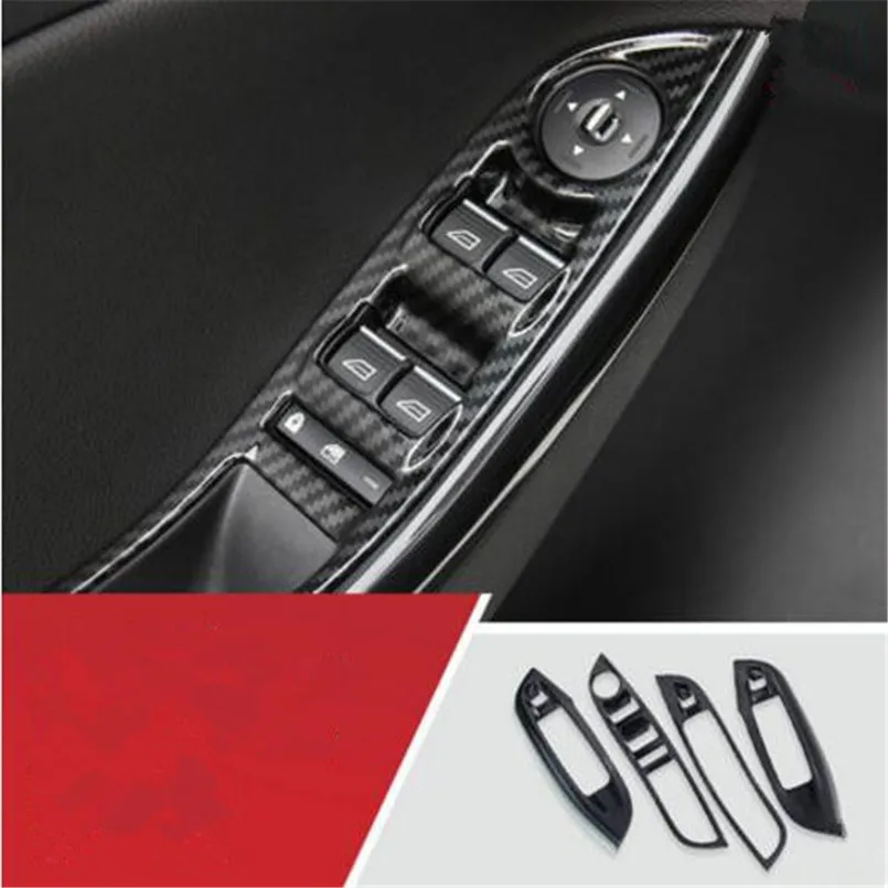 Car-Styling Gear panel cup holder door handle steering wheel air vent Decorative case For Ford Focus 3 mk3 2015-2018