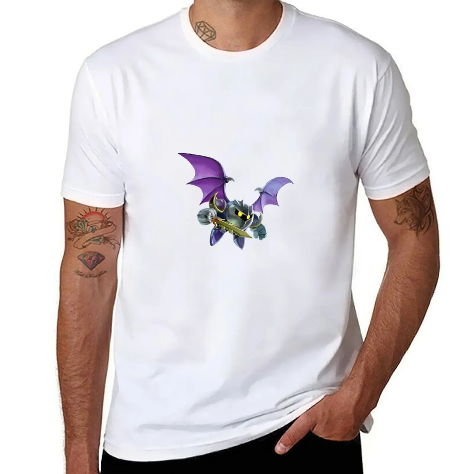 

Meta Knight Smash Ultimate Artwork T-Shirt man tshirt cotton t shirts man 100% T-Shirt
