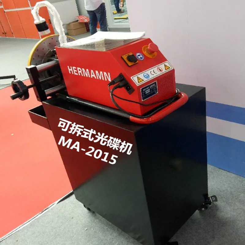 Brake disc repair machine, brake disc grinding machine, grinding mechanism, dynamic disc lathe