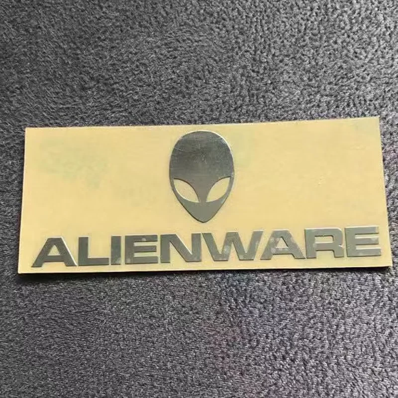 Imagem -06 - Alien Logotipo Adesivo de Metal para Celular Laptop Case Teclado Adesivo de Metal