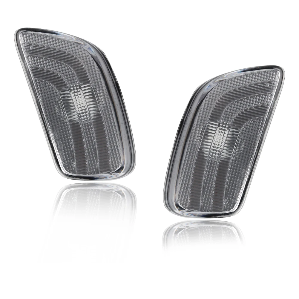

2PCS Front Bumper Side Marker Light Fender Light Turn Signal Light Cover For 2006 2007 2008 MAZDA MX-5 MIATA No Bulb/Socket