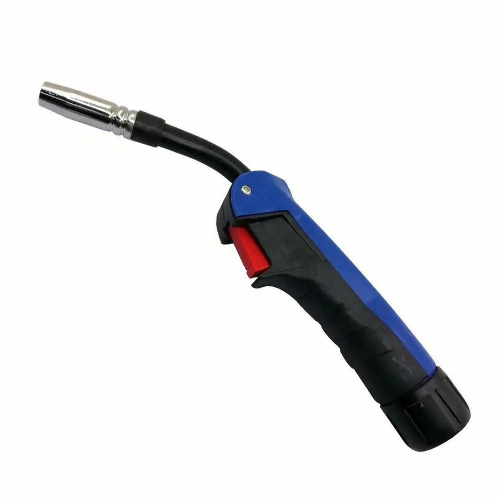 MIG Welding Torch Head Replacement Assembly Nozzle Curved Neck Ergonomic Handle Trigger Switch for Repair Fabrication Projects