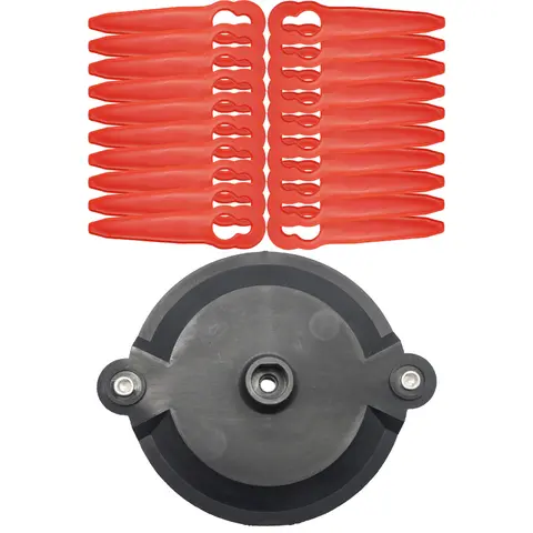 Grass Trimmer Cutter Head Replacement Blades for Parkside PRTA 20-LiA1 LIDL IAN 311046 91099406 Simple Snap-On Plastic Head