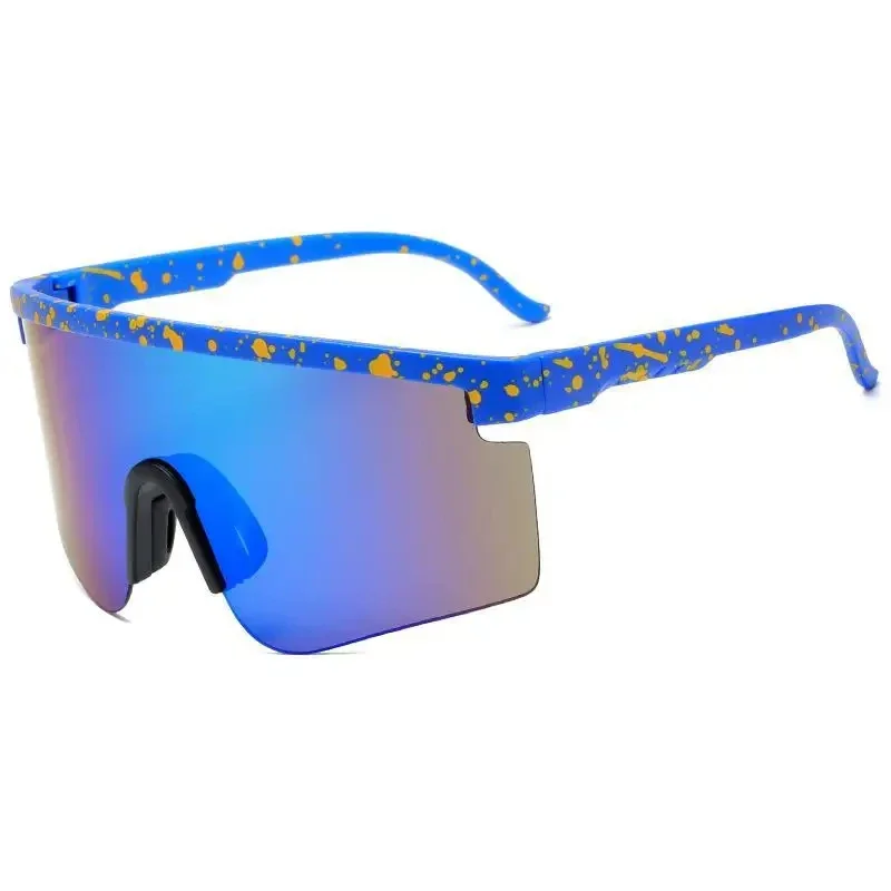 Gafas de ciclismo Gafas de sol al aire libre Montura grande 360 °   Gafas protectoras MTB para hombres y mujeres, gafas deportivas UV400 para bicicleta