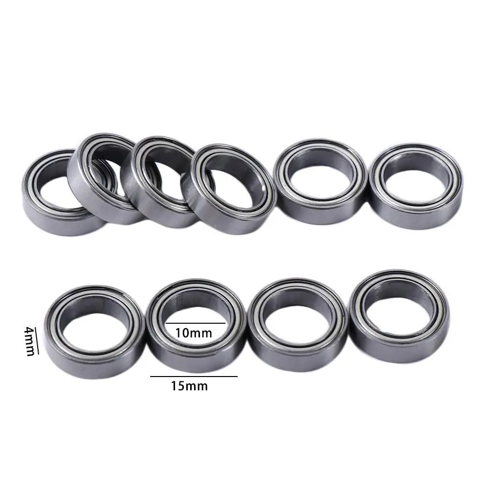 10Pcs/lots Steel 10X15X4 mm Deep Groove Shielded Ball 6700zz Bearing Thin-walled Miniature Ball Bearings