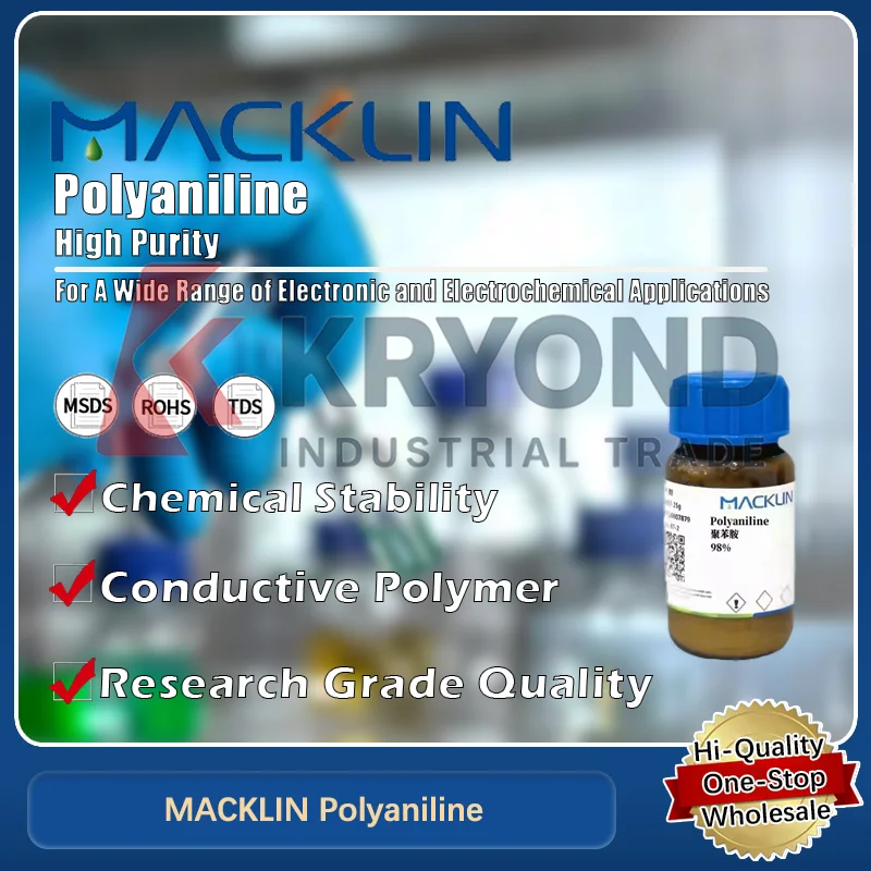MACKLIN كاشف مختبر البوليانيلين موصل Polymers CAS رقم: 5612-44-2 المنتج الأصلي التجريبي الكيميائي