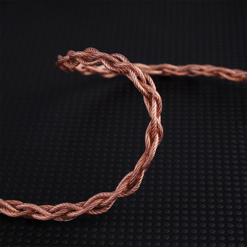 NiceHCK EarlOFC HIFI Audio Cable 5N OFC+5N Silver Plated OFC Earbud Replace Wire 3.5/2.5/4.4mm MMCX/2Pin for Oh10s  Phoenixcall