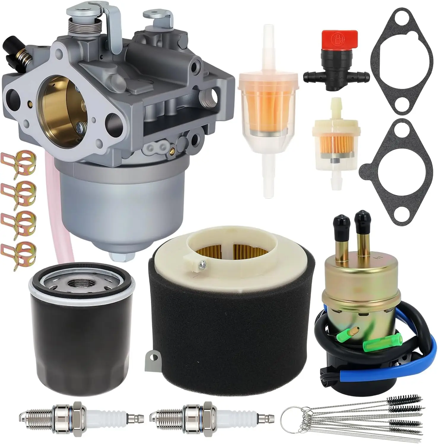 Carburador 15003-2509 Compatible con Kawasaki Mule 2500 2510 2520 1993-2000 con Juntas