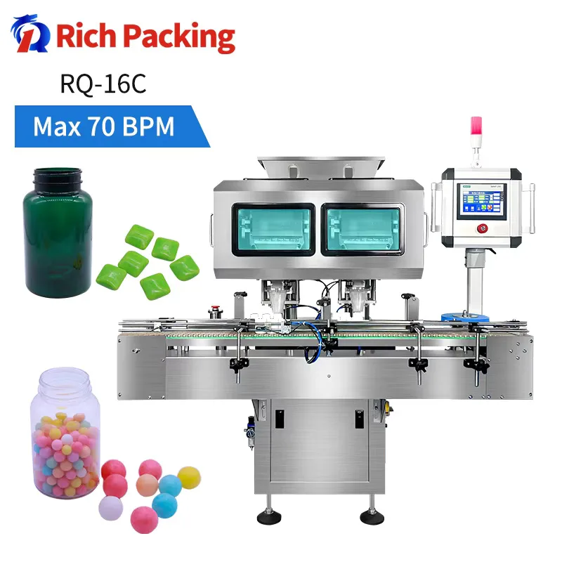 Automatic Auto Packing Counting Bottg Hine For Tablets And Capsule