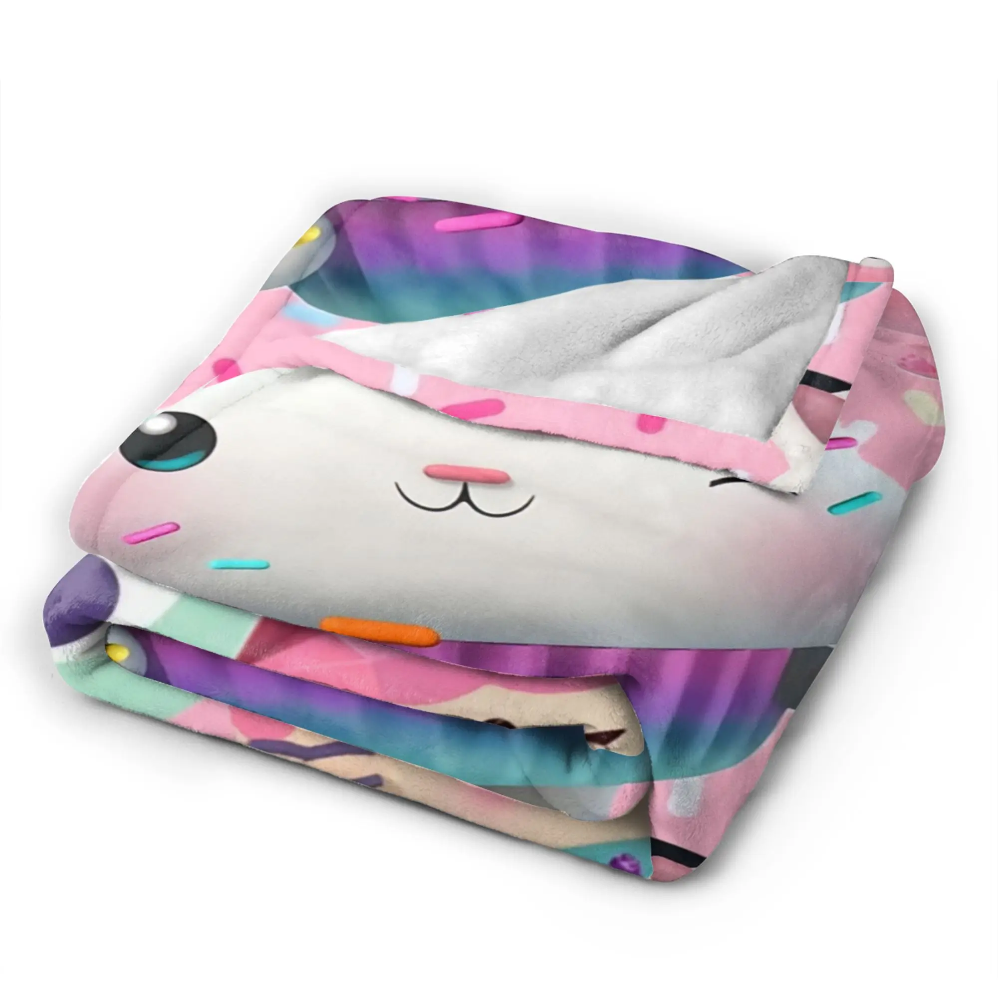 Gabbysed dollhouses Flannel Blanket Spring  Warm Soft Throw Blanket for Kids Adult Home Decor Aesthetic Bedspread Sofa Bed Cover