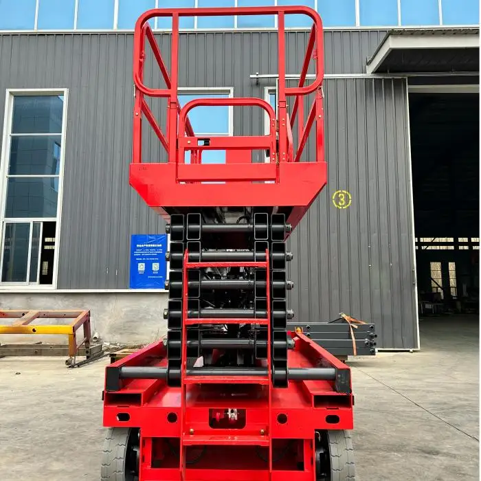 2025 VIFT Arrival Wheel Type Electric Scissor Lift 7.8m Working Height Mobile Hydraulic Aerial Working Platform Lithium Battery