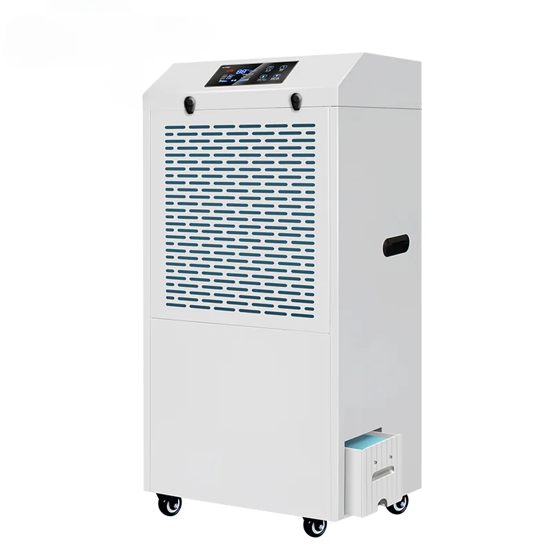 

Industrial dehumidifier with water tank Suitable for: 80~ 200 m2 workshop warehouse basement moisture removal MS-9138BE