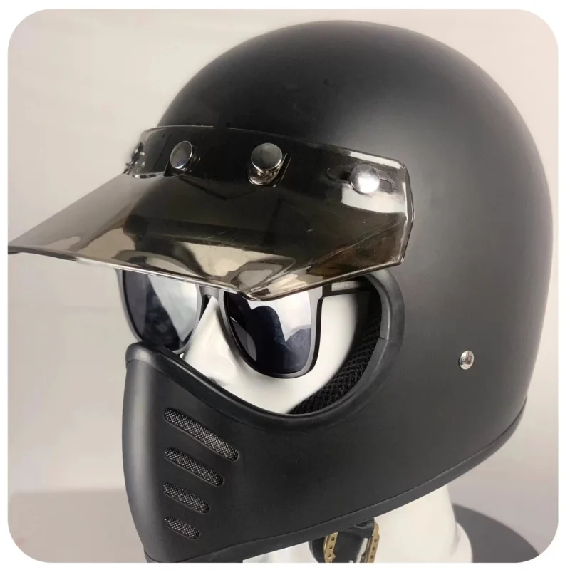 

Высококачественный ретро японский анфас из стекловолокна, защитный шлем для мотоцикла Harley Davidson Cruising, Capacete