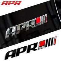 3D ABS APR Stage III 3+ Letters Logo Car Rear Trunk Boot Badge Emblem Sticker For VW GOLF Audi R8 RS A3 A4 Q5 A6 A8 Q7 Q5