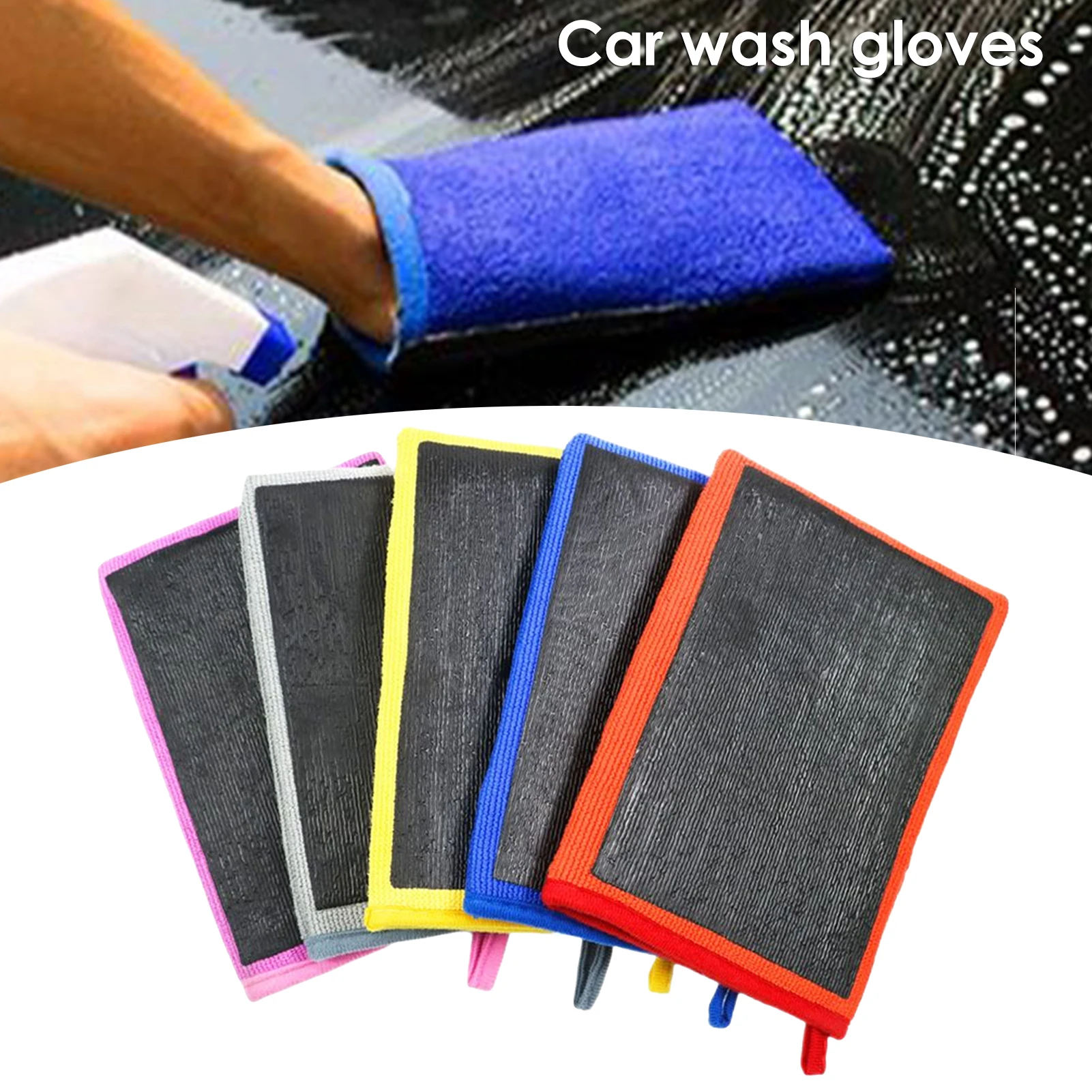 

Car Wash Magic Clay Bar Mitt Car Clay Cloth Auto Care Cleaning Towel Microfiber Sponge Pad Clay Mitt Wash Glove car accessories