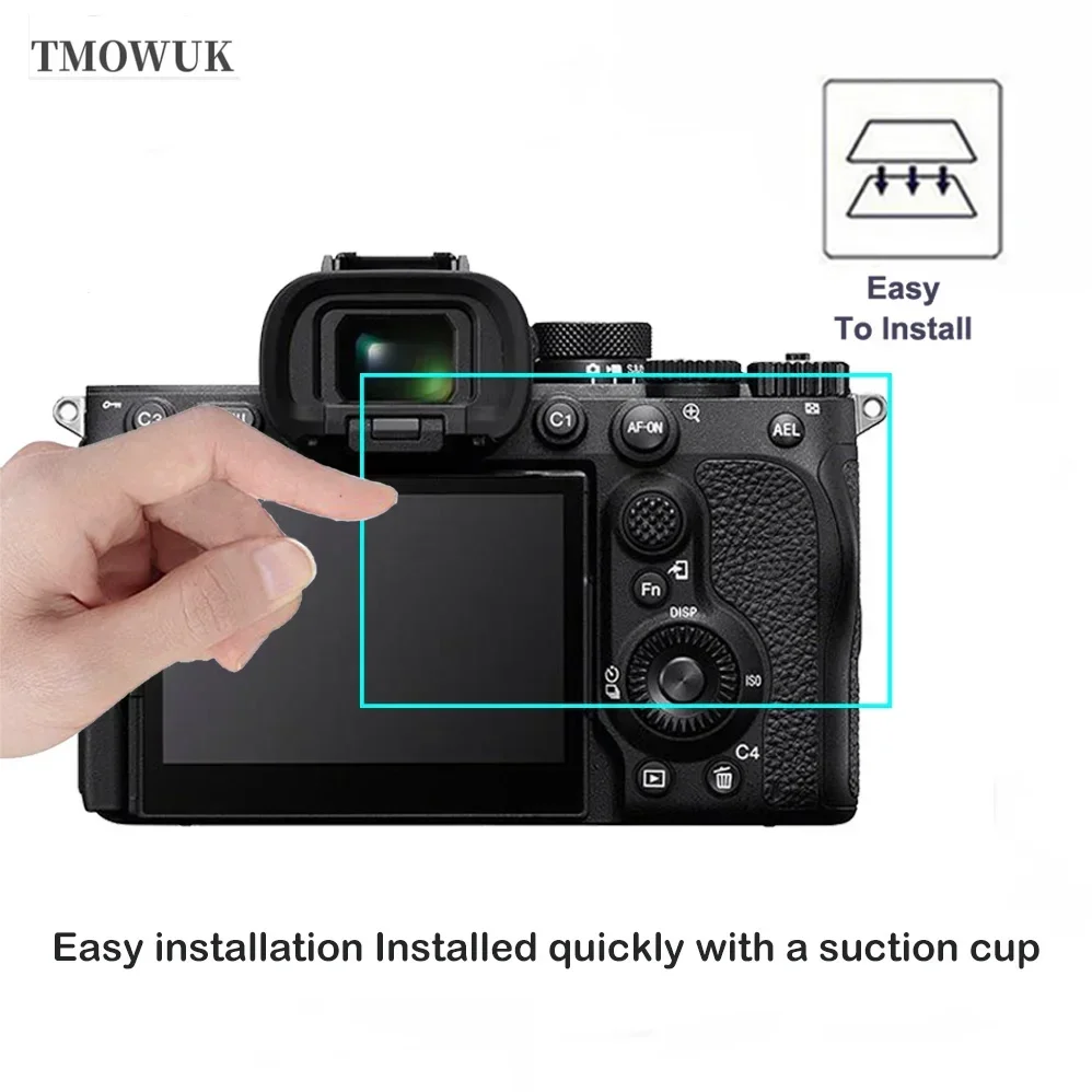 For A7R5 A7RM5 A7RV 9H Hardness Screen Protector - HD Clear, Scratch Resistant, Easy Apply, Case-Friendly