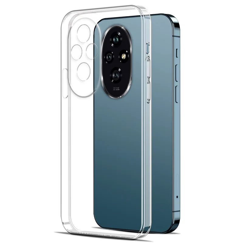 Ultra Thin Clear Silicone Case For Honor 200 100 Pro 90 Lite Transparent Phone Shell For Honor 80 70 60 50 SE GT Soft Back Cover