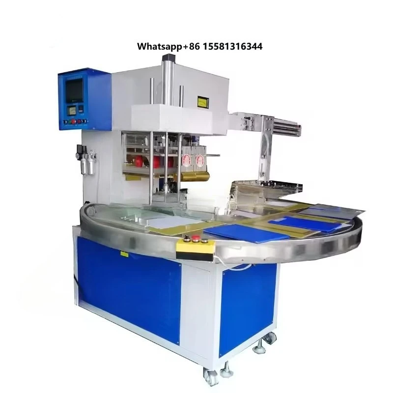 YIYUAN turntable type high frequency 27.12MHz PVC fixed folding machine (8-12KW)