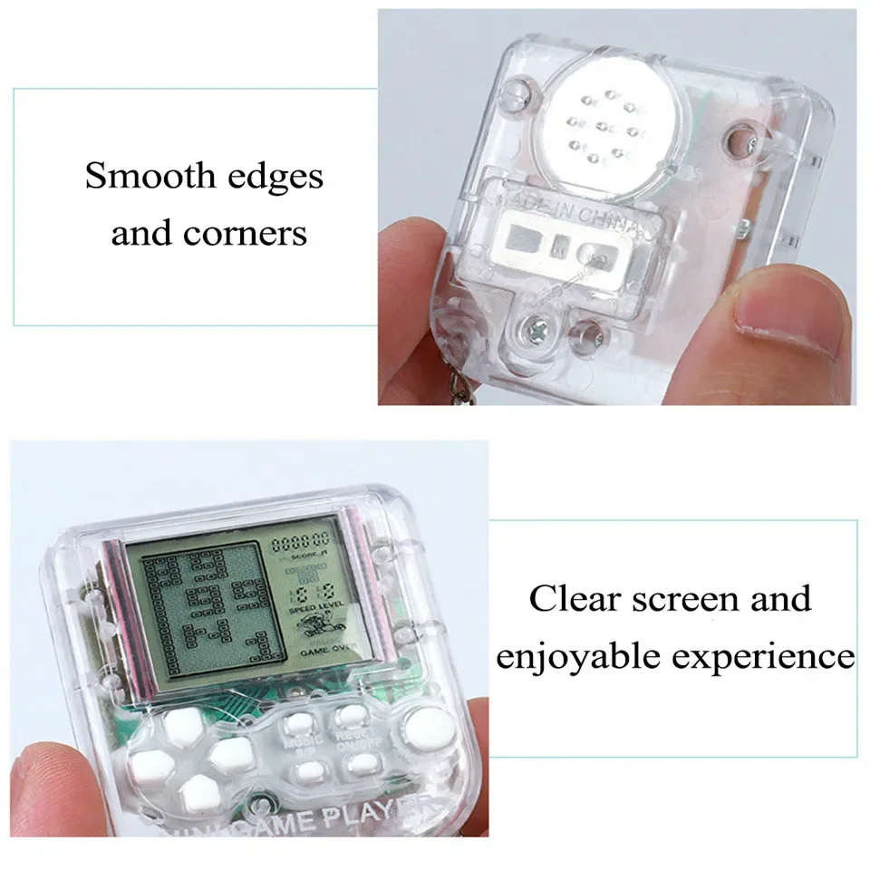 GAMINJA Retro Mini Handheld Game Players Classic Electronic Games Hand Held Console Game Child Puzzle Gaming Console Toys Gift image 3