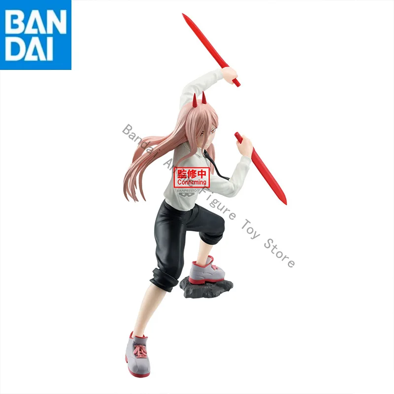 Auf Lager Original Original BANDAI NAMCO BANPRESTO CHAINSAW MAN VIBRATION STARS POWER PVC Figur Modell Sammler Figur Spielzeug Geschenk