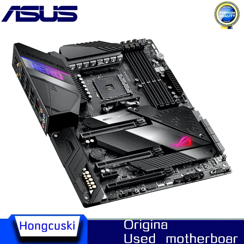 ASUS ROG CROSSHAIR VIII HERO WI-FI X570 اللوحة الأم المقبس AM4 DDR4 اللوحة الرئيسية