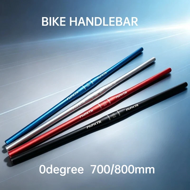 Flat Bike Handlebar 700/800mm MTB Handle 31.8mm Straight Handlebar Clamp Mountain Bicycle Handlebar Bike Parts
