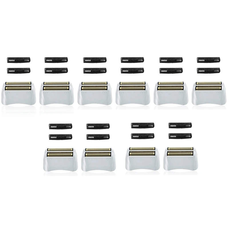 

10 Pack Pro Shaver Replacement Foil And Cutters For Andis 17150(TS-1) Shaver Profoil Lithium Replacement