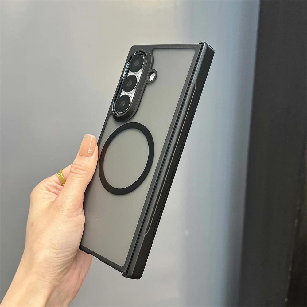 Fold8 Hülle für Magsafe Magnetische Matte Handyhülle für Samsung Galaxy Z Fold 7 8 5G Ultra Transparente Scharnierschutzabdeckung – Detail 16